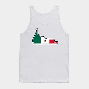 Autódromo Hermanos Rodríguez - Modern [flag] Tank Top